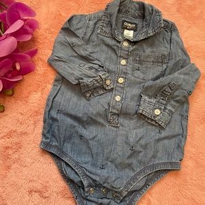 2 fo $10 Baby Button Front Bodysuit